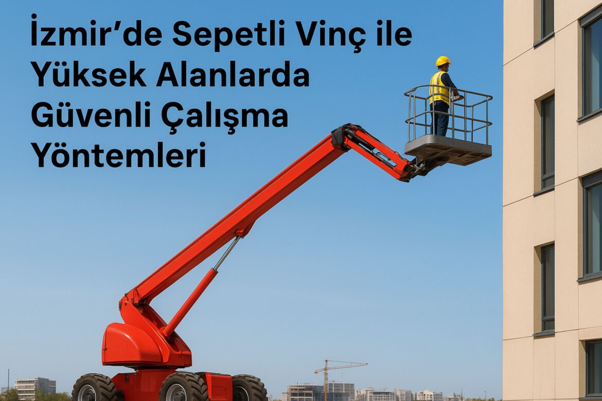 İzmir’de Sepetli Vinç ile Yüksek Alanlarda Güvenli Çalışma Yöntemleri